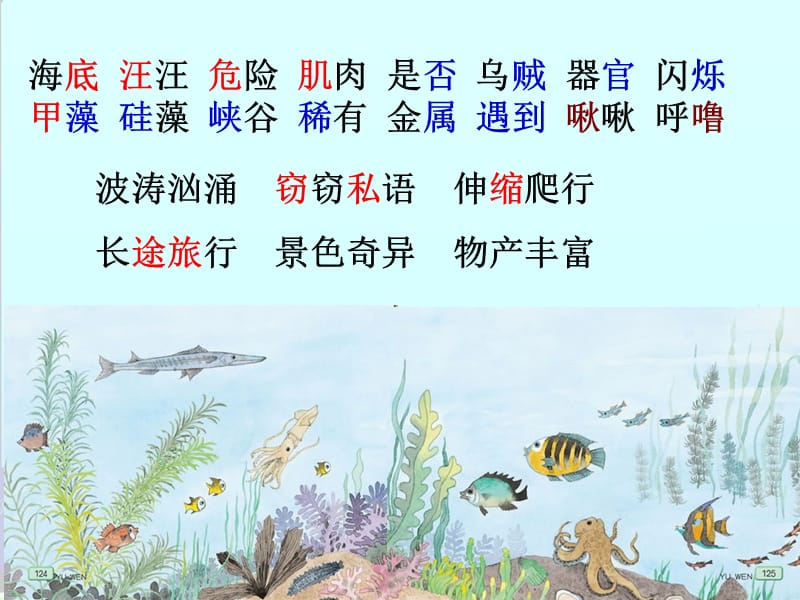 人教版小学语文三年级上册《海底世界》课件1.ppt_第3页