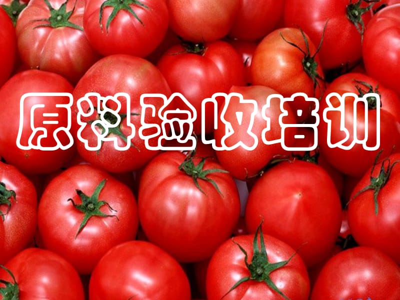 原料验收培训讲座.ppt_第1页