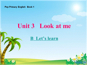 PEP小学英语三年级上册Unit 3 Look at me!课件.ppt