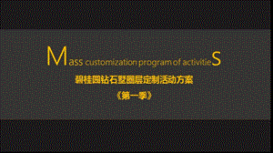 【为您打造】碧桂园钻石墅楼盘示范区私人西式酒会生日派对PARTY活动策划方案.ppt