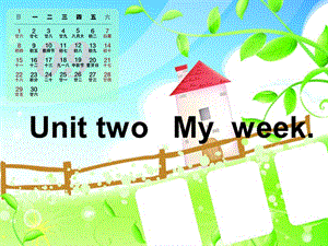 PEP小学英语五年级上册Unit 2 My week课件.ppt