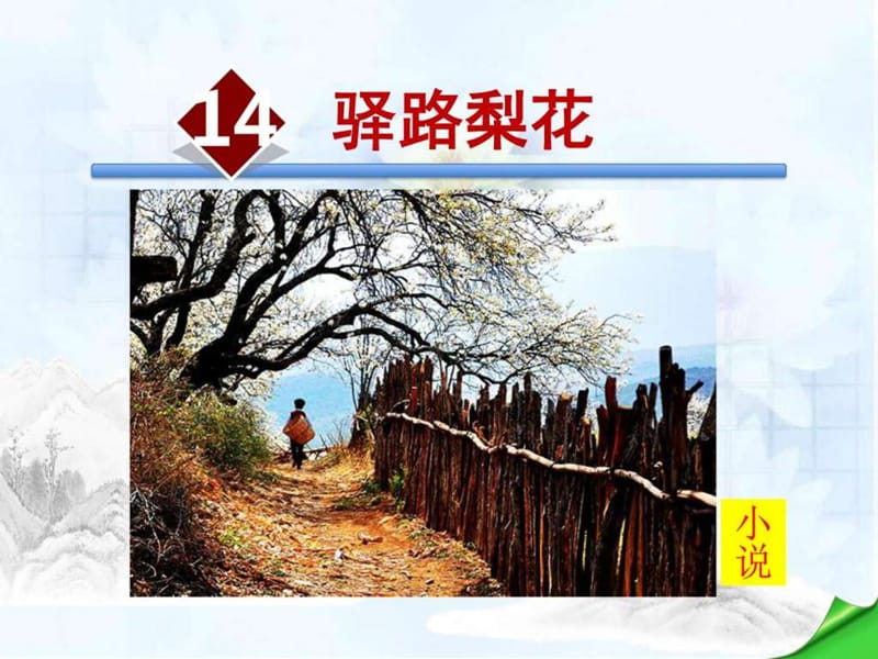 部编新人教版七年级下册《驿路梨花》课件_图文.ppt.ppt_第2页