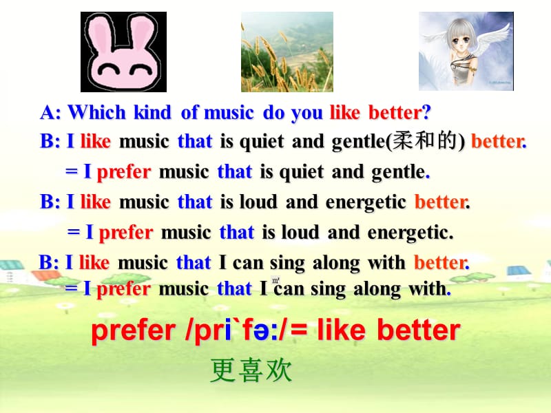 新目标英语九年级Unit6 I like music that I can dance to. section A 1a-4课件.ppt_第3页