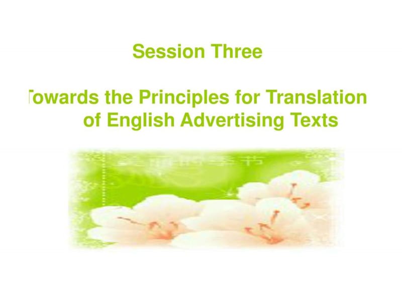 论英语广告语篇的翻译原则.ppt.ppt_第2页