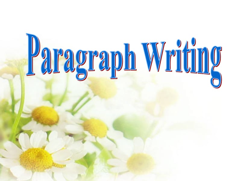 初中英语写作课《Paragraph Writing》精品课件.ppt_第1页