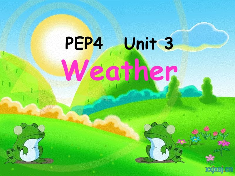 新版PEP人教版小学四年级英语下册_Unit3_A_Lets_learn.ppt_第1页