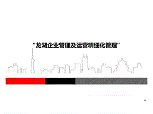 龙湖企业管理及运营精细化管理_智库文档.ppt