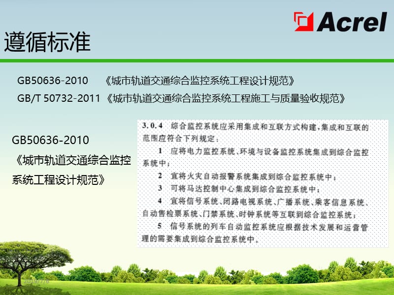 nA电气安全 电能质量 电力监控轨道交通解决方案-安科瑞 郭海霞.ppt_第3页