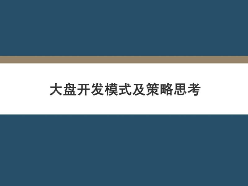 房地产大盘开发模式及策略思考.ppt.ppt_第1页