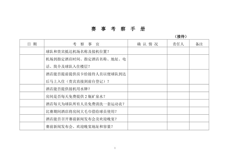 赛事考察手册模板范本.doc_第1页