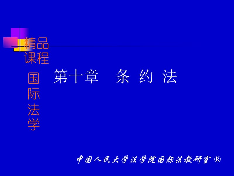 第十章条约法.ppt_第1页