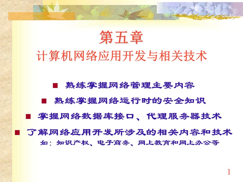 第五章计算机网络应用开发与相关技术.ppt_第1页