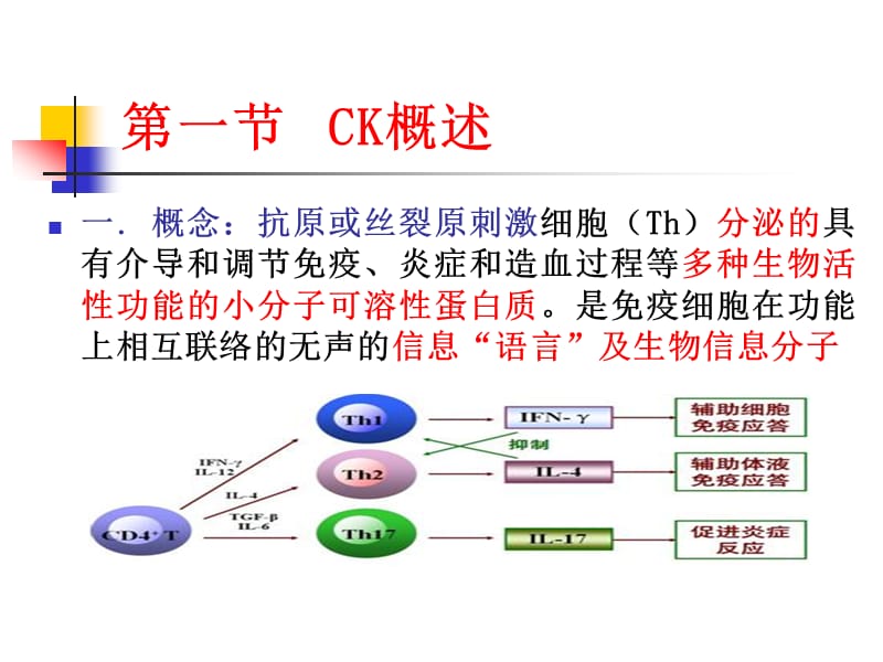 高美华《医学免疫学》第六章 细胞因子.ppt_第3页