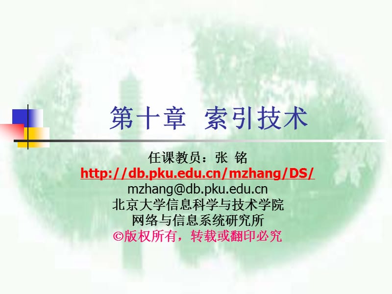 第十章索引技术.ppt_第1页