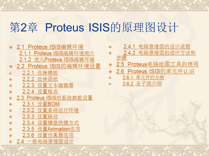 第2章 Proteus ISIS的原理图设计.ppt_第1页