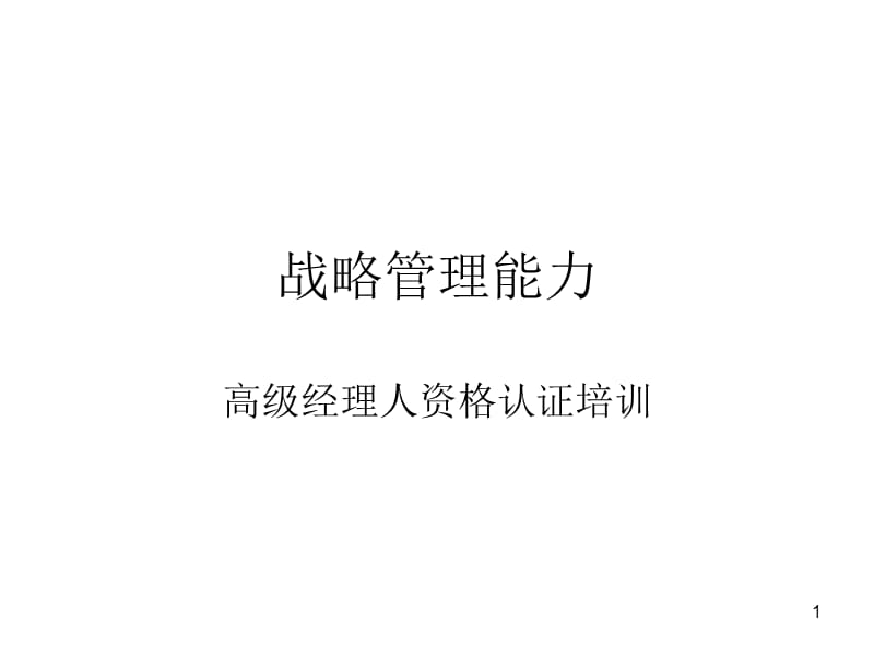 战略管理能力，中文100.ppt_第1页