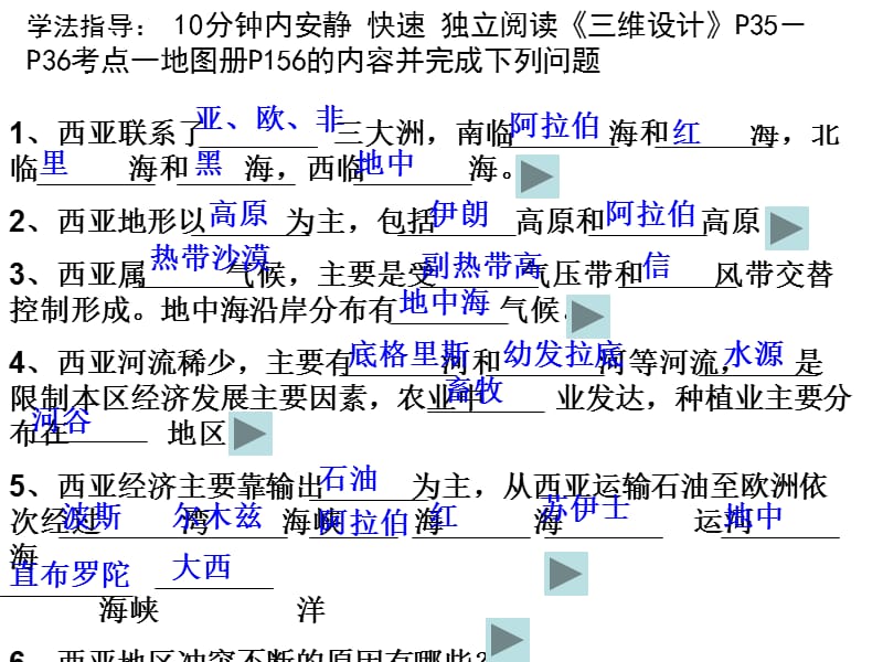 高中地理高二第二学期区域地理复习课件中东——埃及.ppt_第2页