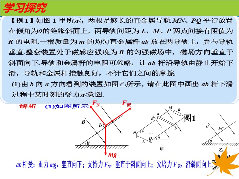 第四部分电磁感应习题课电磁感应中的动力学问题.ppt_第3页