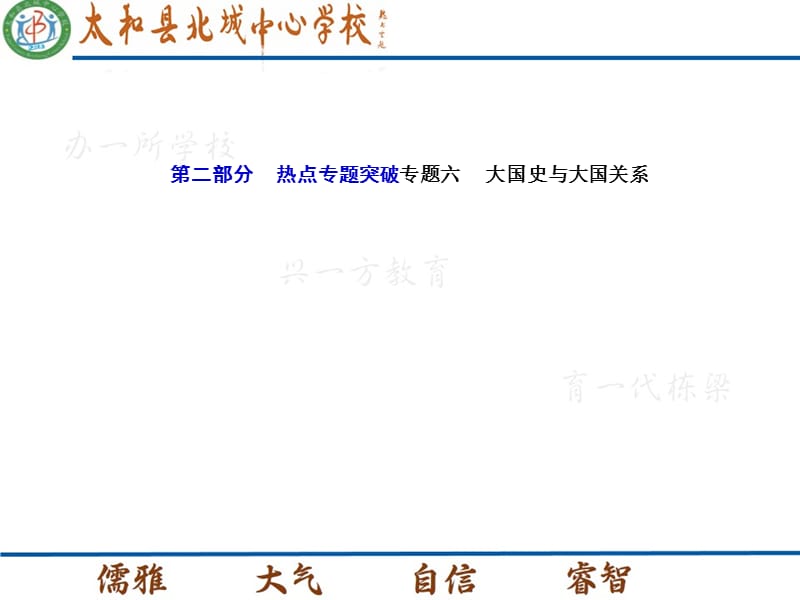 第二部分热点专题突破专题六大国史与大国关系.ppt_第1页