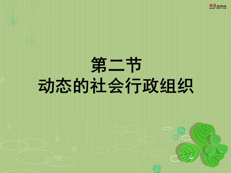 第二节动态的社会行政组织.ppt_第1页