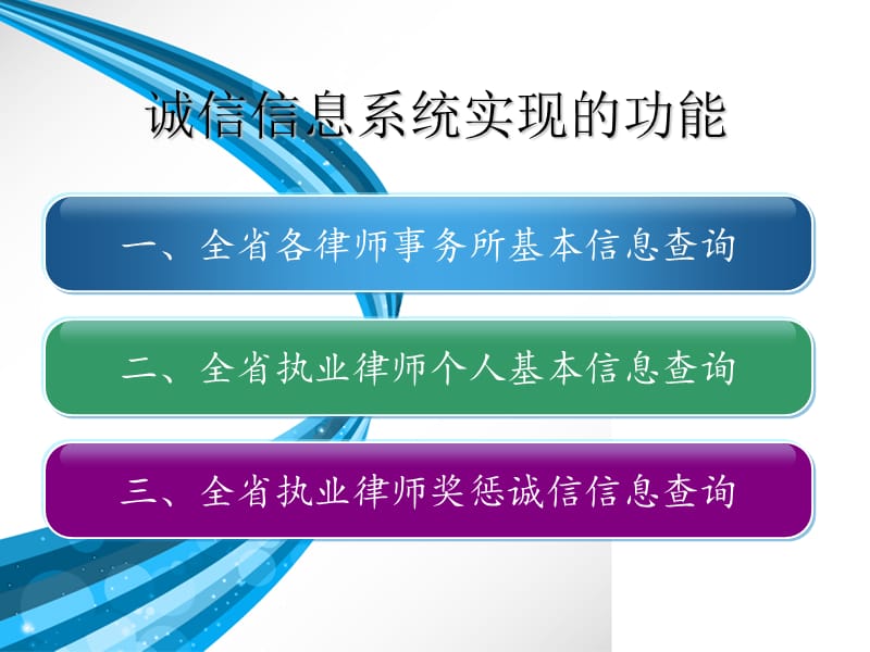 律师诚信信息系统培训讲座.ppt_第3页