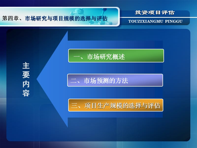 市场研究与项目规模的选择与评估.ppt_第1页