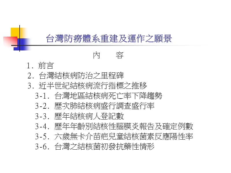 台湾防痨体系重建及运作之愿景.ppt_第2页