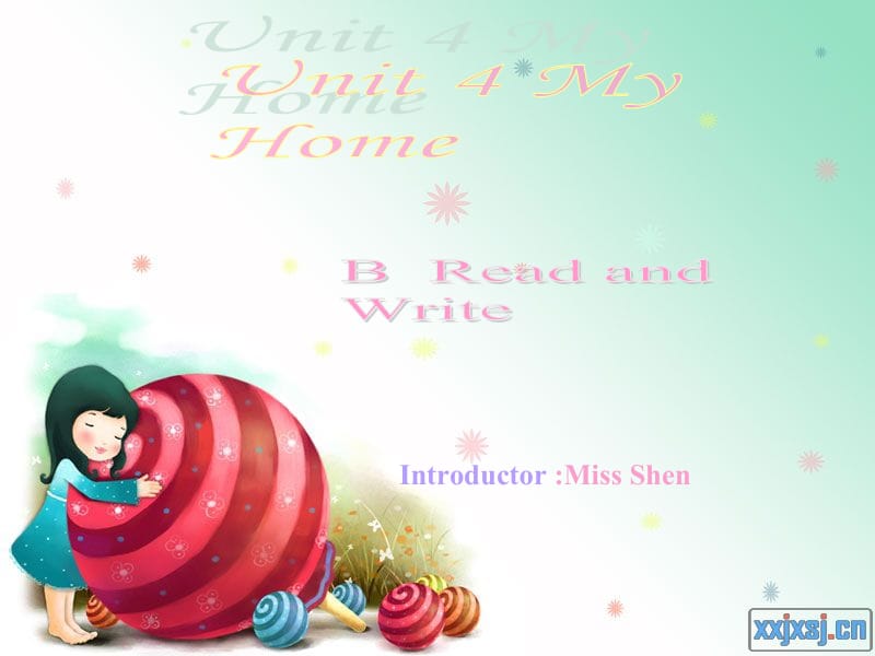 人教PEP版英语四上Unit4MyHomePartBReadandwrite课件.ppt_第1页