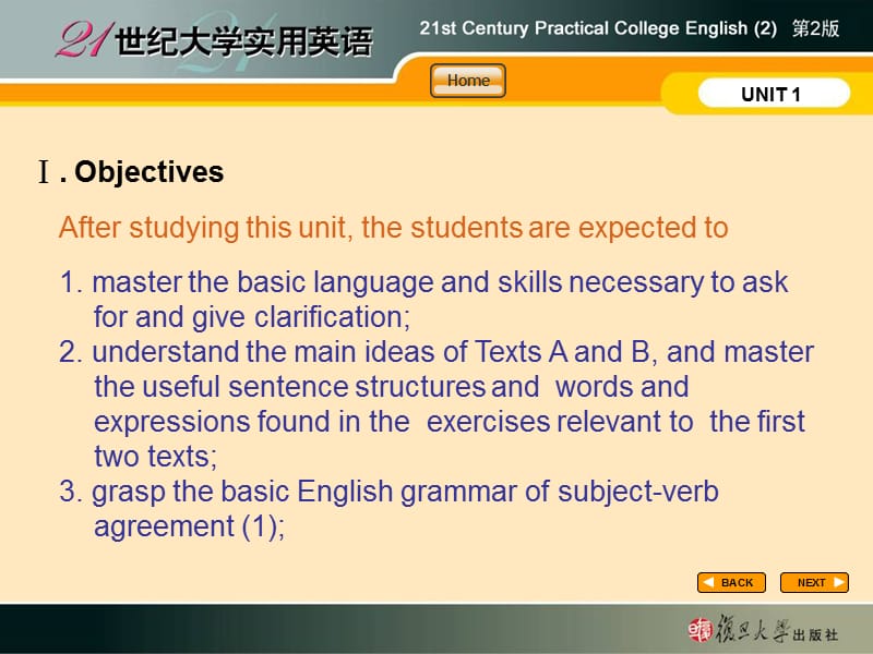 世纪大学实用英语综合教程第册第单元2.ppt_第3页