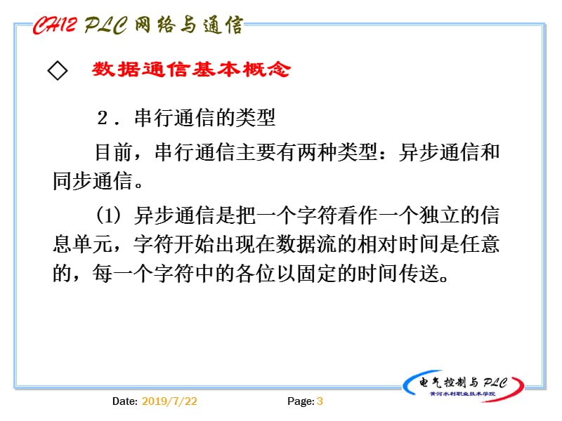 数据通信基本概念PLC与计算机数据通信方式PLC与上位机的.ppt_第3页