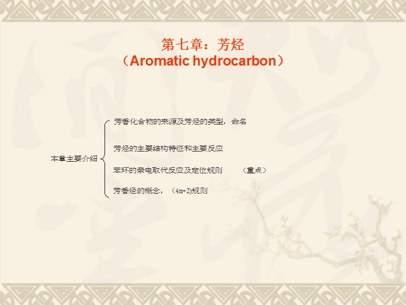 七章节芳烃Aromatichydrocarbon.ppt_第1页