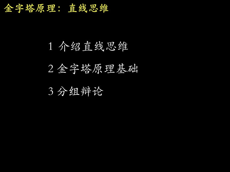 金字塔原理－直线思维.ppt_第1页