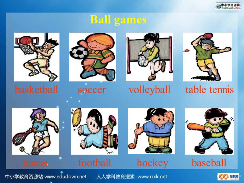 人教新起点英语四上Unit2sportsandgames课件.ppt_第3页