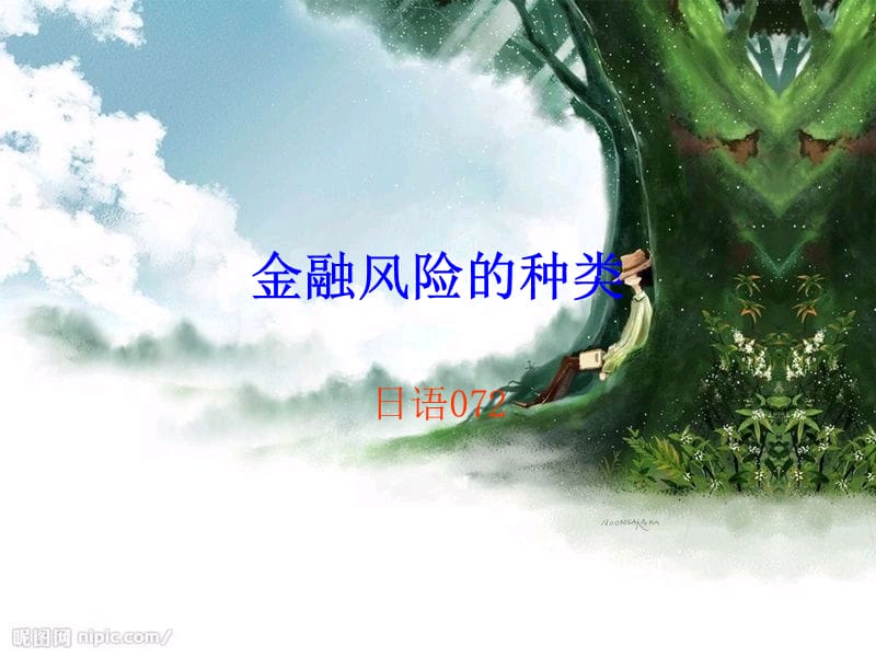 金融风险的种类.ppt_第1页