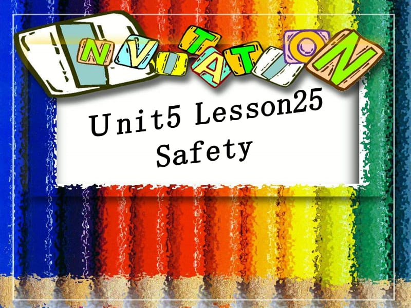 人教新起点英语四上Unit5safetylesson25课件.ppt_第1页