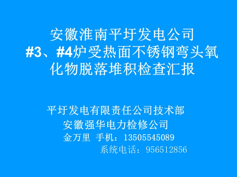 超临界机组的锅炉高温受热面管氧化物堆积检测技术分析案例宣传.ppt_第3页