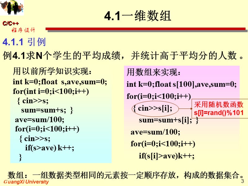 四章数组与指针ppt课件.ppt_第3页