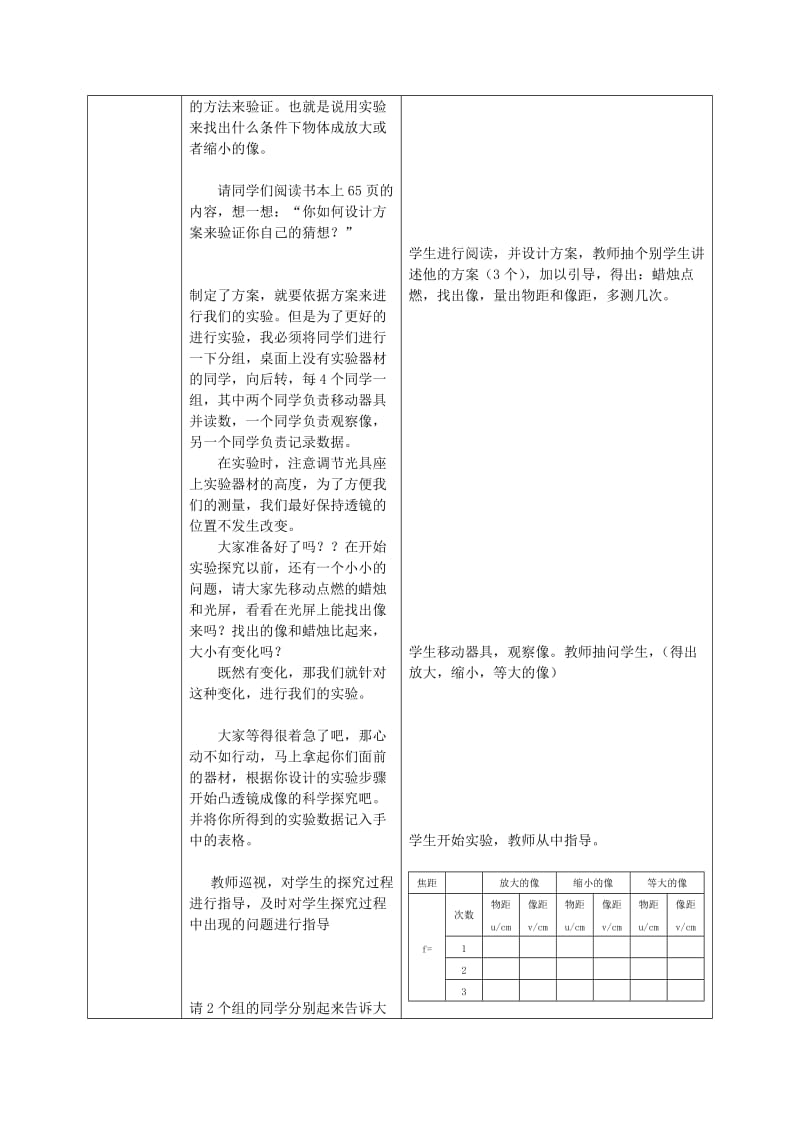 2019年探究凸透镜成像规律教案精品教育.doc_第2页