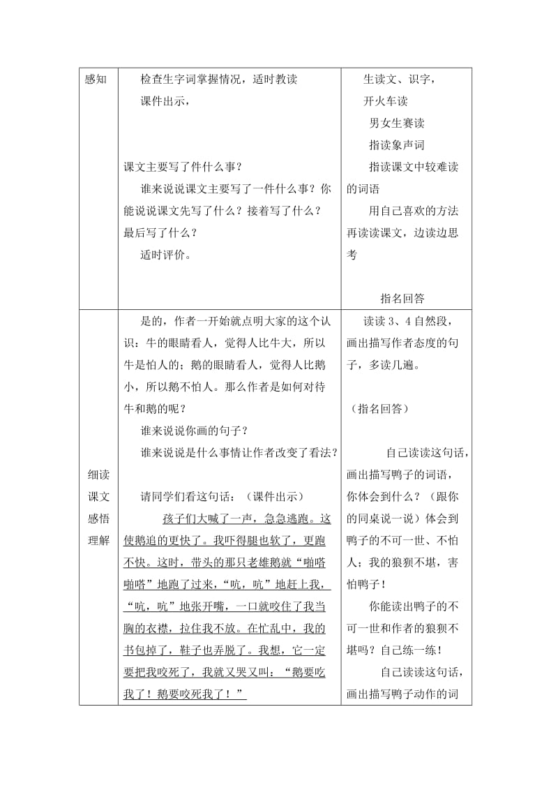 2019年牛和鹅教学设计精品教育.doc_第2页