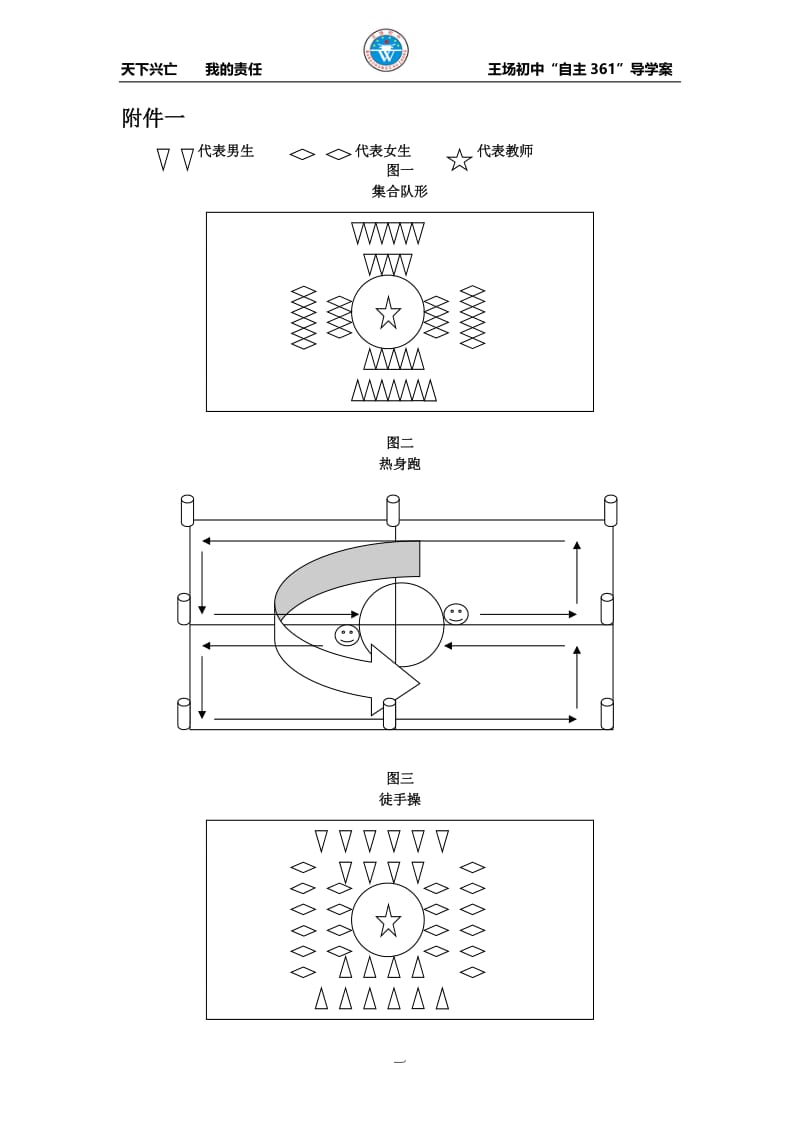 2019年篮球行进间双手胸前传接球导学案王场初中黄静精品教育.doc_第3页