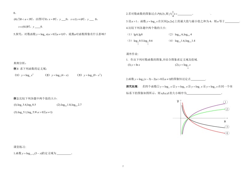 2019年导学案-对数函数及其性质精品教育.doc_第2页