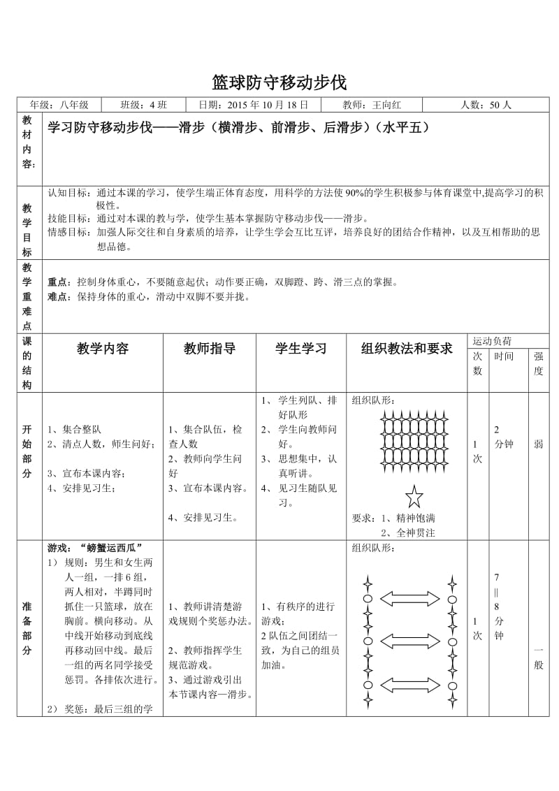 2019年篮球教案__滑步精品教育.doc_第1页