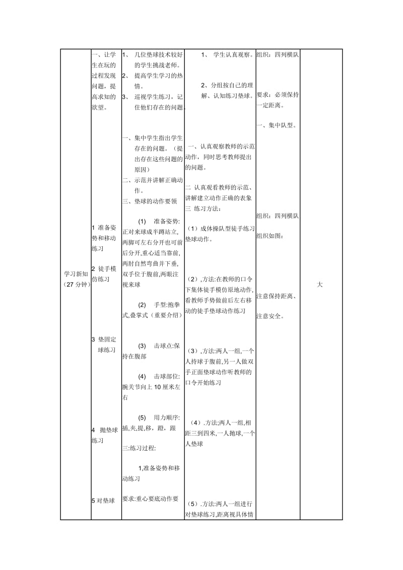 2019年排球正面双手垫球教案1精品教育.doc_第2页