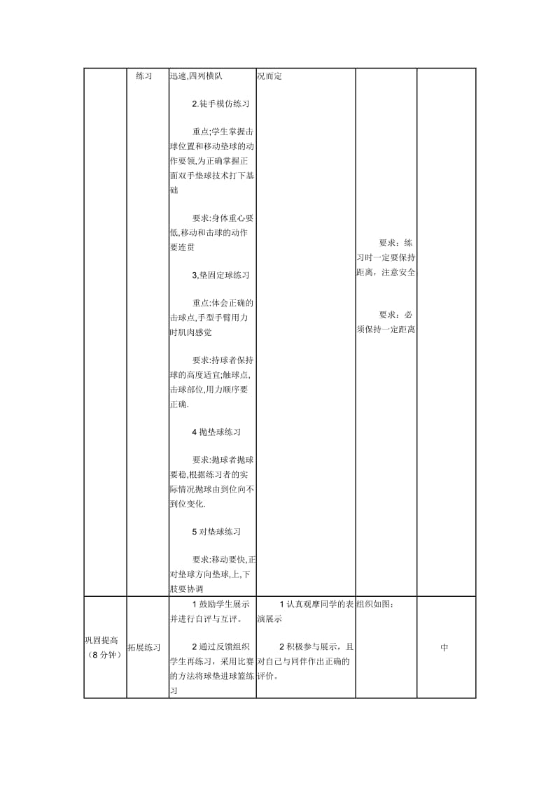 2019年排球正面双手垫球教案1精品教育.doc_第3页