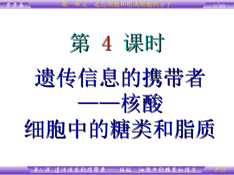 2.4细胞中的糖类和脂质课件李广梅.ppt_第1页