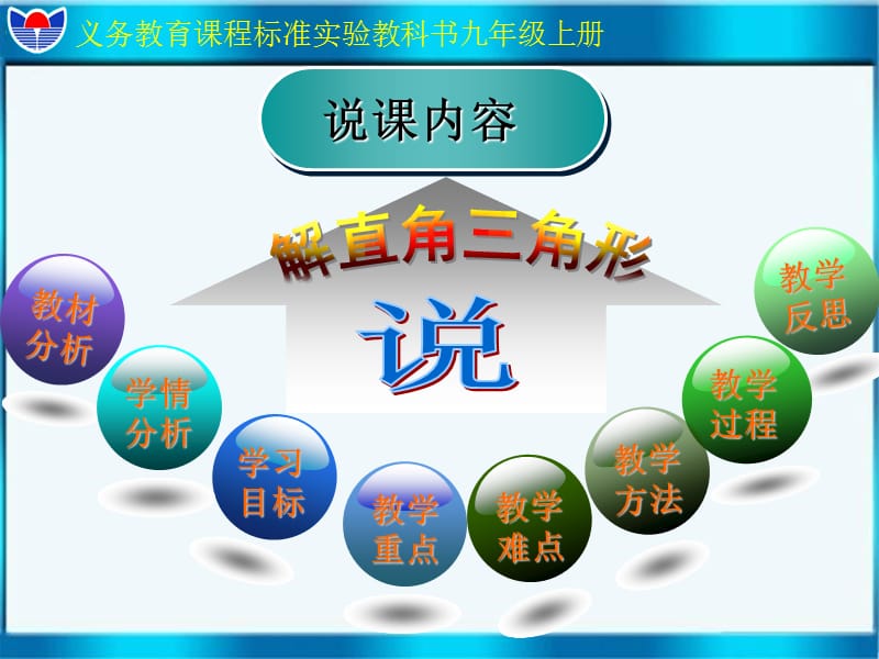 2019年解直角三角形说课精品教育.ppt_第1页