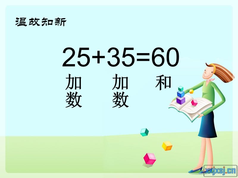 人教版小学四年级数学下册《加法运算定律》例1、例2课件.ppt.ppt_第1页