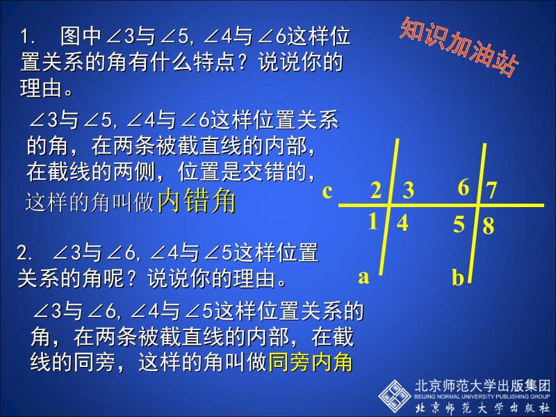 2.2探索直线平行的条件（二）.ppt_第3页