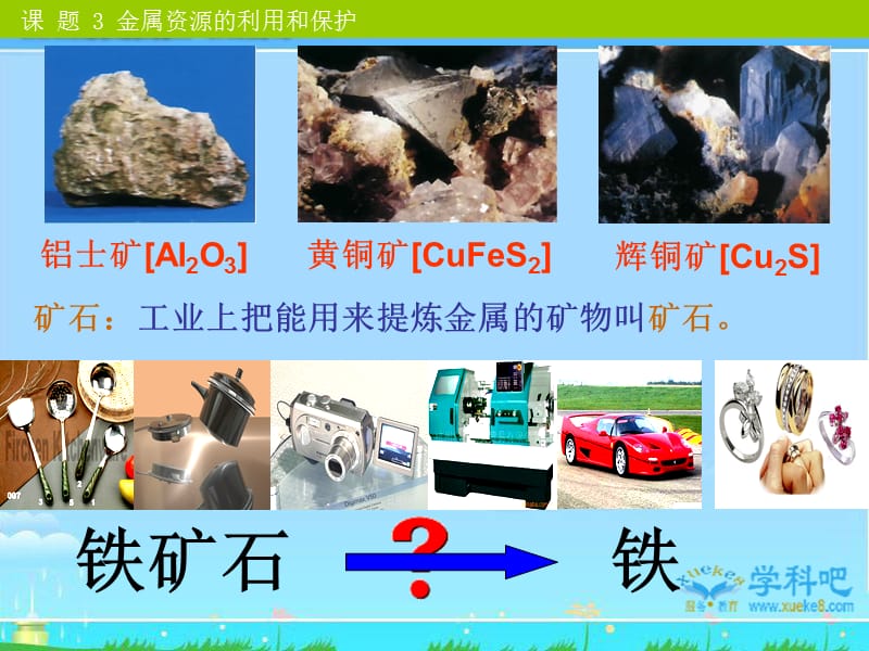 2019年课题3金属资源的利用和保护(上课用）精品教育.ppt_第3页