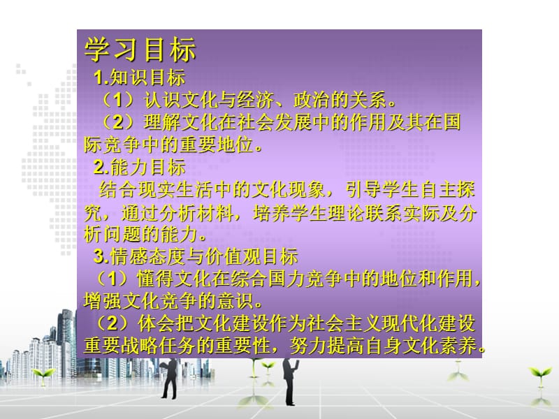 2019年文化与经济、政治精品教育.ppt_第2页